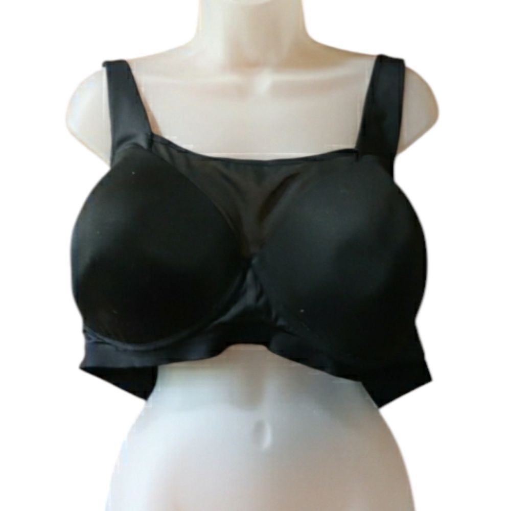 Adidas Honore Black Sports Bra with Durable Nylon and Matte Finish Plus Size 3X